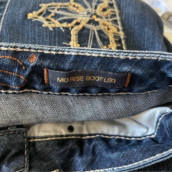 JAG  Mid Rise Bootcut Jeans size 10 - Picture 5 of 10